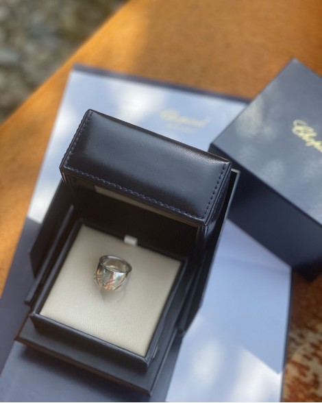 Prstýnek dámský Chopard z bílého zlata